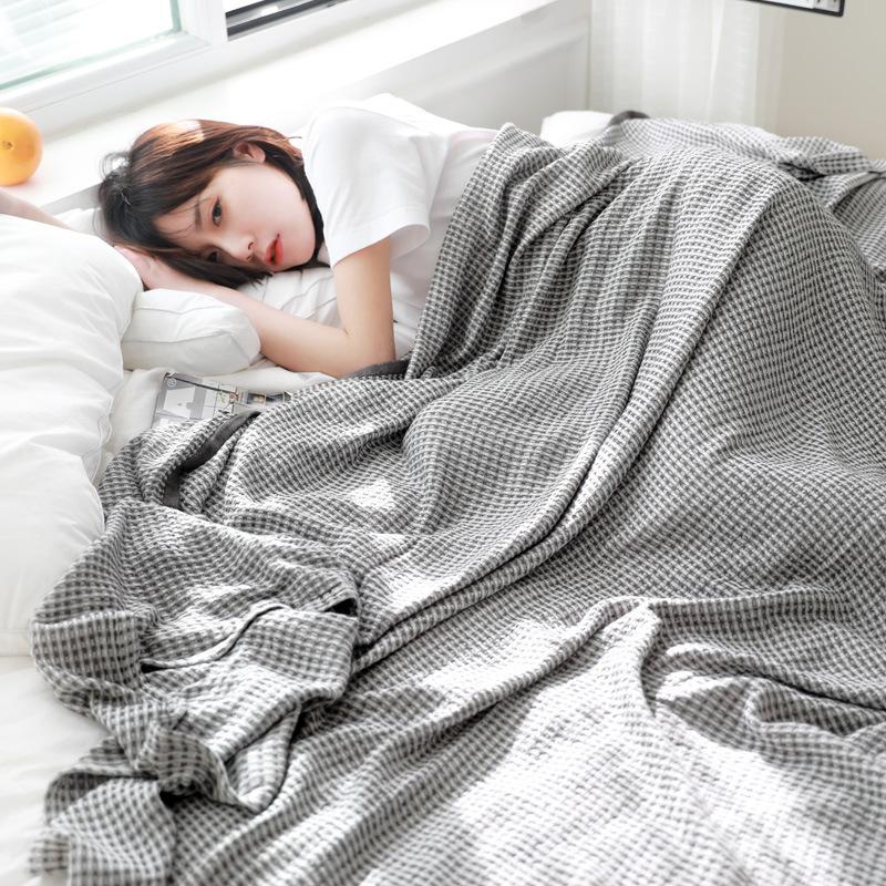 Bamboo Fiber Blanket Lunch Break Blanket Summer Cooling Sofa Bed Air Condition Blankets for Kids Adults Bedding Cover