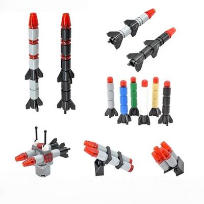 Bloques de Construcción MOC Lanzacohetes Misil Modelado Cañón Bola de Cañón Decoración Modificación Piezas Técnicas Compatibles con legoeds
