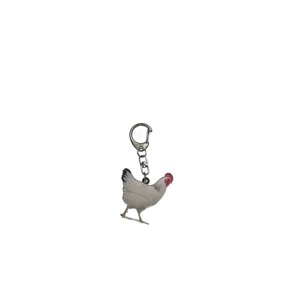 Acrylic Backpack Pendant Rooster Bag Hanging Birthday Gift Chicken Acrylic Keychain  Gift