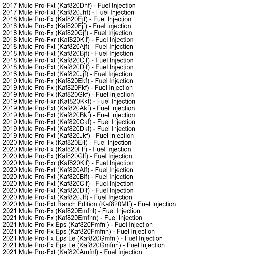 3PCS 49056-0038 Fuel Injector For Kawasaki Mule PRO FX FXR FXT KAF820 KAF820 EPS
