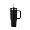 40oz Large Capacity Rainbow Plated Vacuum Insulate Tumbler Outdoor Travel Sports Water Bottle Mugs for Holographic Laser