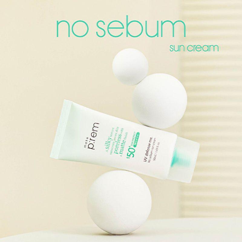 [make P:rem] UV Defense Me No Sebum Sun Cream 50ml