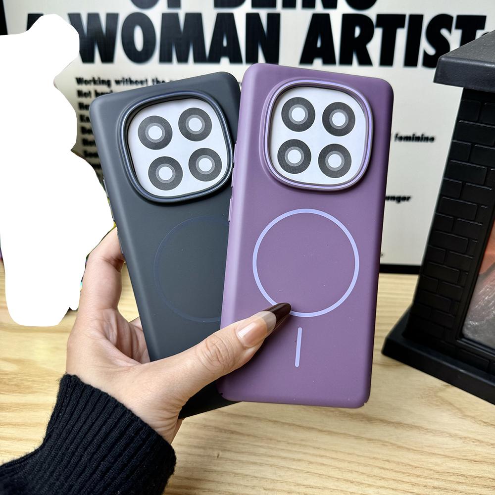 Shockproof PC Frosted Bumper For POCO X7 Pro F7 5G Magnetic Hard Phone Case For POCO F7 Ultra M6 F6 F5 Pro C75 X5 X6 Matte Cover