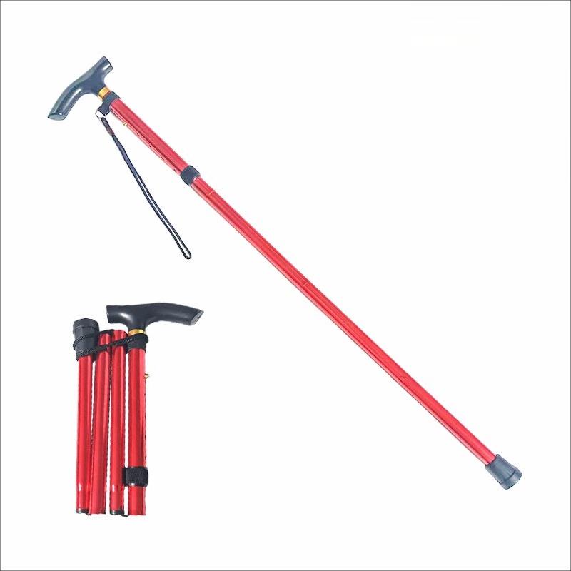 T-Handle Telescopic Folding Trekking Pole