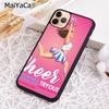 MaiYaCa Cheerleader Cheer Pink Quote Phone Case For iPhone 17 Air 16 16e 15 Plus 11 12 13 14 Pro Max Shell  Coque