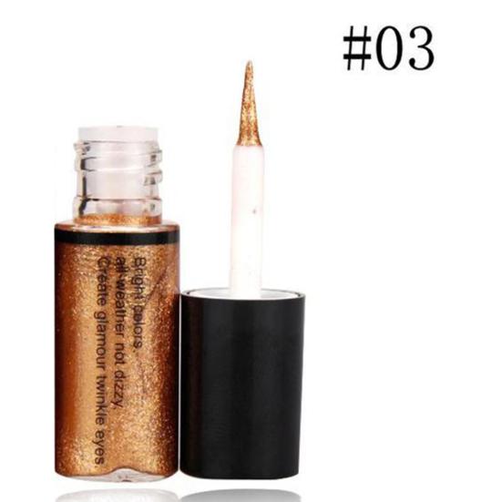 3.5g Glitter Sequins Liquid Eyeliner Shimmer Waterproof Sweat-proof Eye Makeup
