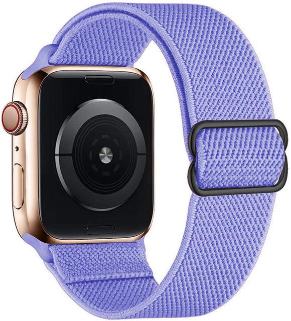 Elastische Nylonband voor Apple watch 10 band 44mm 40mm 49mm 45mm 41mm 46mm correas armband iWatch serie 3 5 6 se 7 8 9 ultra 2