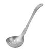 Ti Camping Spoon Deepened Scoop Head Ergonomic Handle with Hanging Hole for Outdoor Picnic Cooking Kitchen Slotted Spoon