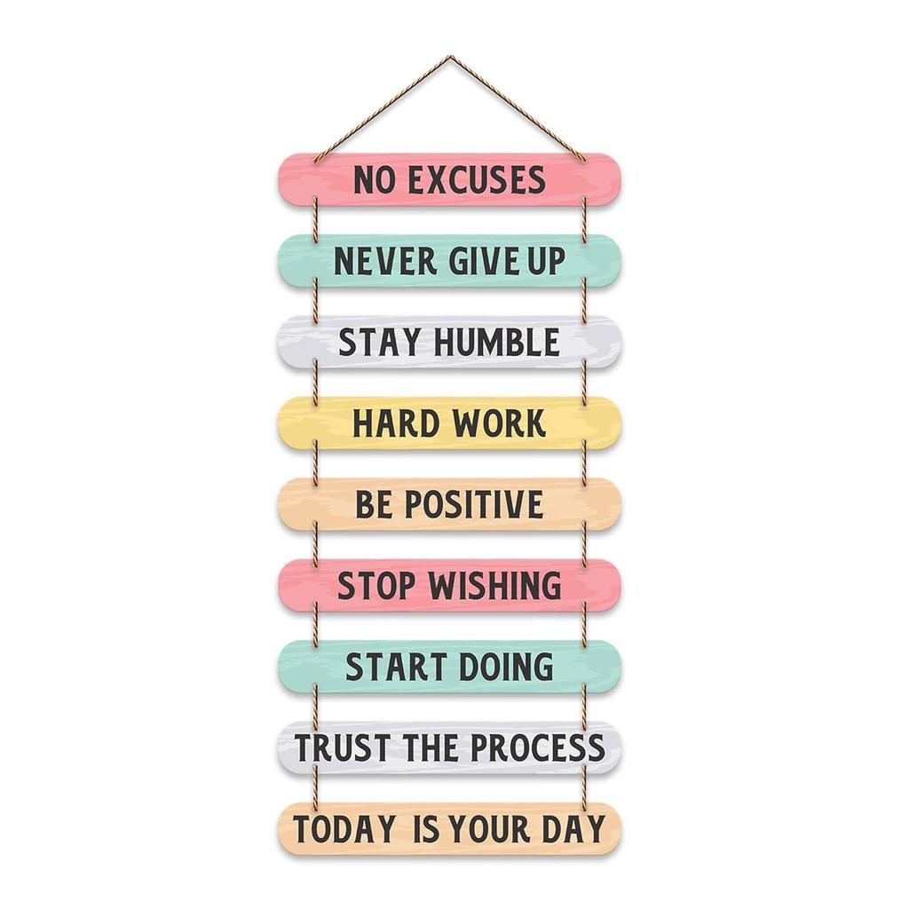 Decorative Motivational Quotes Printed Mdf Wooden Wall Hanging | Scenery | Gifts | Quote Decor | Paintings | Wall Art For Hall