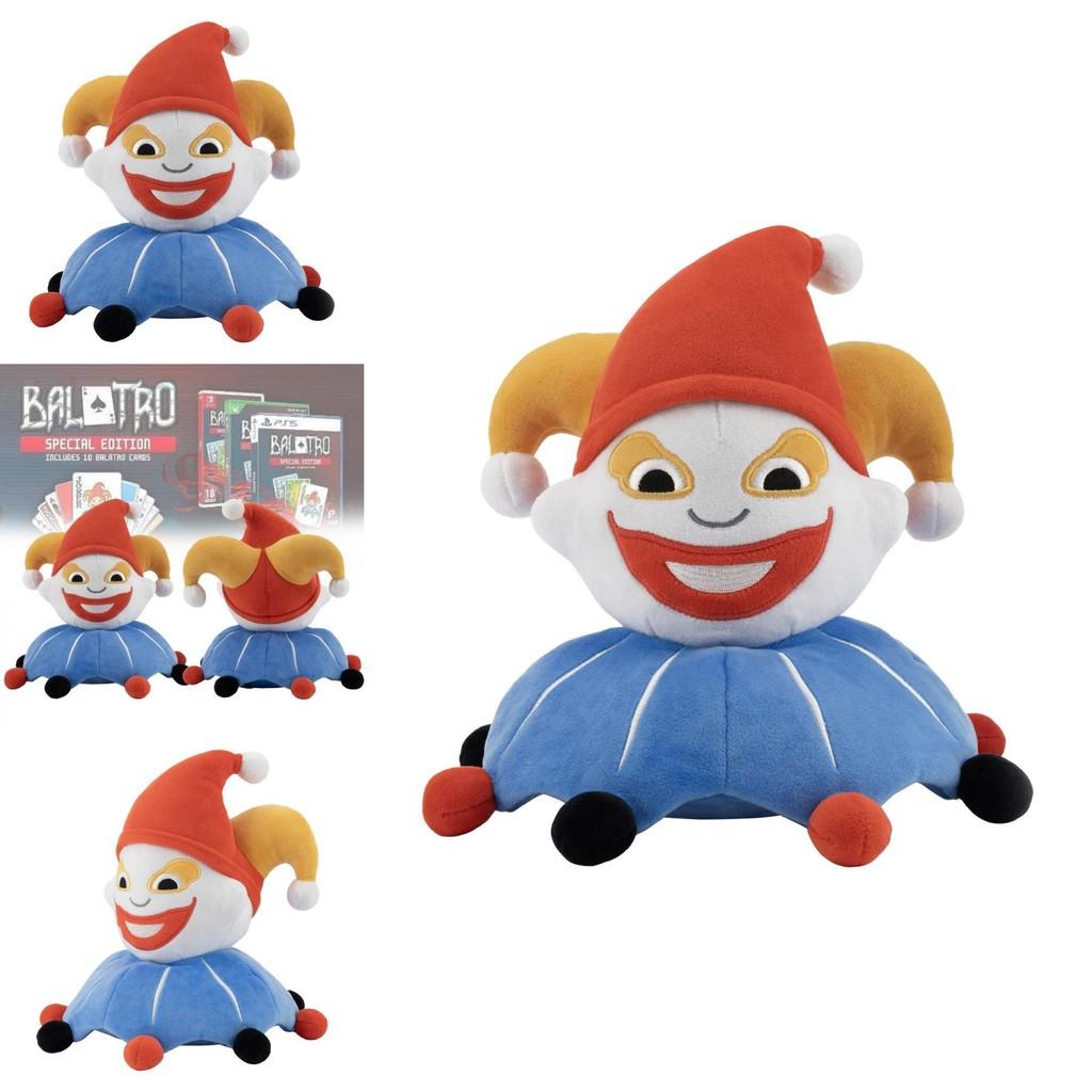 Adorable Balatro Jimbo Plush Soft Blue Clown Game Character Doll For Collectors