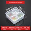 Huibox 6-Compartment Rectangular Food Storage Container