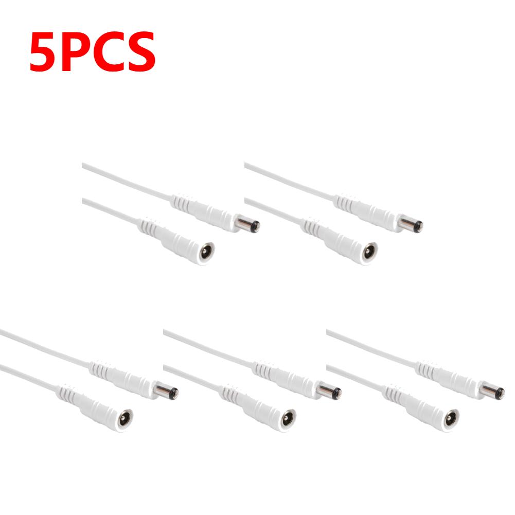 1-10PCS DC 12V Extension Power Cable 0.5/1/2/3/5/10m Power Extension Cord Cables for Wifi/AHD/IP Security Cams CCTV Camera