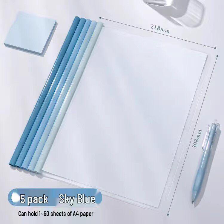 A4 Transparante Klemmap voor Kantoor- en Studentenopslag