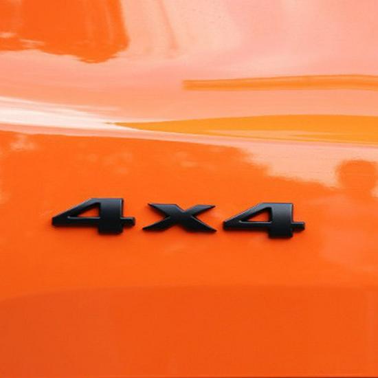 Off-road 4x4 Metal Car Sticker: Jeep Wrangler Compass Emblem for Modified Four-wheel Drive