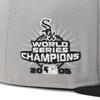 Cap 59FIFTY 14562005 NER35C4087 CWS Grey ONSPOTZ Special Order SIDE PATCH 2Tone MLB Chicago White Sox SOX MLB Flat Visor Unisex Sun Protection UV Care