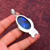 Awesome Blue Labradorite Gemstone Pendant: 925 Sterling Silver Handmade Pendant Necklace Jewelry