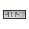 Large Screen Clock Living Room Wall Clock Temperature & Humidity Display Creative Modern Minimalist Clock Wall-Mountable or Freestanding