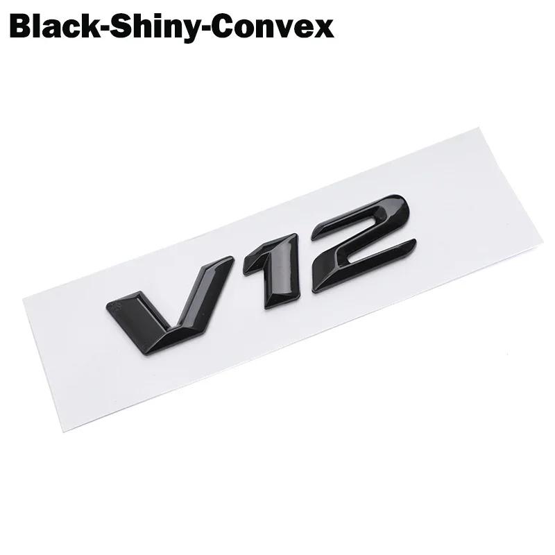 OTOKIT 3D ABS Chrome Letters Car Fender Badge Sticker V12 Emblem Logo For Mercedes Maybach S600 W222 S500 W140 CL600 M275 CLS63 hgg0