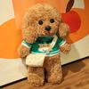35CM New Cute Teddy Dog Plush Toys Stuffed Dress Animal Soft Lifelike Brown Dog Dolls Cartoon Plushies Girl Birthday Gifts Decor