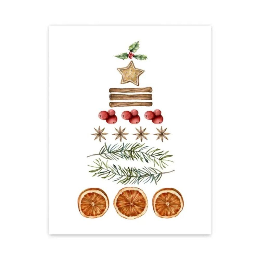Vintage Christmas Metal Wall Decoration, Holiday Sticker Sign