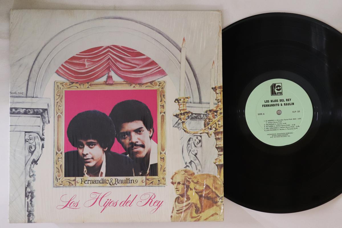 

LP Record LOS HIJOS DEL REY Fernandito Raulin KLP35 KAREN 1978 US Latin Used