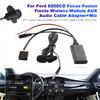 1 Set Car Bluetooth 5.0 Cable for Ford Fiesta Fusion Transit C-Max Car Wireless Phone Call Handsfree AUX In Adapter & Microphone