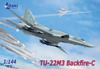Litarki 1/144 Scale Russian Tupolev Tu-22M3 Backfire-C Swing-Glide Missile Bomber Plastic Model Kit UL14002 (Airplane)
