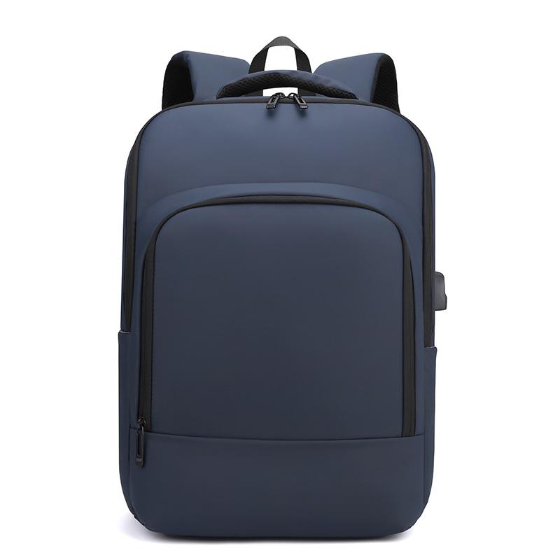 Schoolbag New Men's Go Backpack Simple Business Commuter Office Backpack Large Capacity Fashion Leisure Student Bag