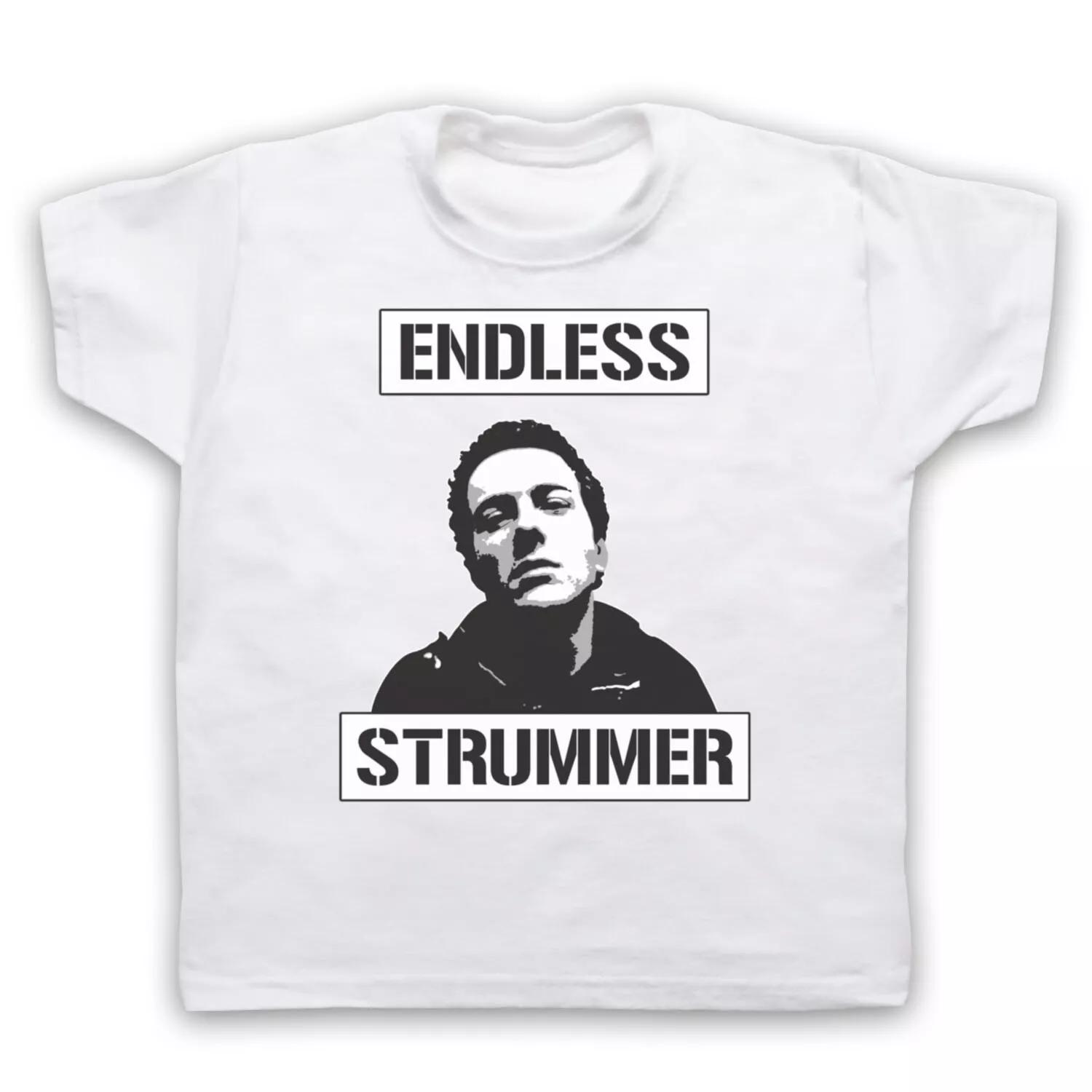 ENDLESS JOE STRUMMER UNOFFICIAL UK PUNK ROCK LEGEND KIDS CHILDS T-shirt 160