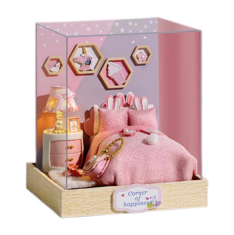 

Dollhouse Making Kit, DIY Kit, Craft Set, Miniature, Cute (Bed) [Item]