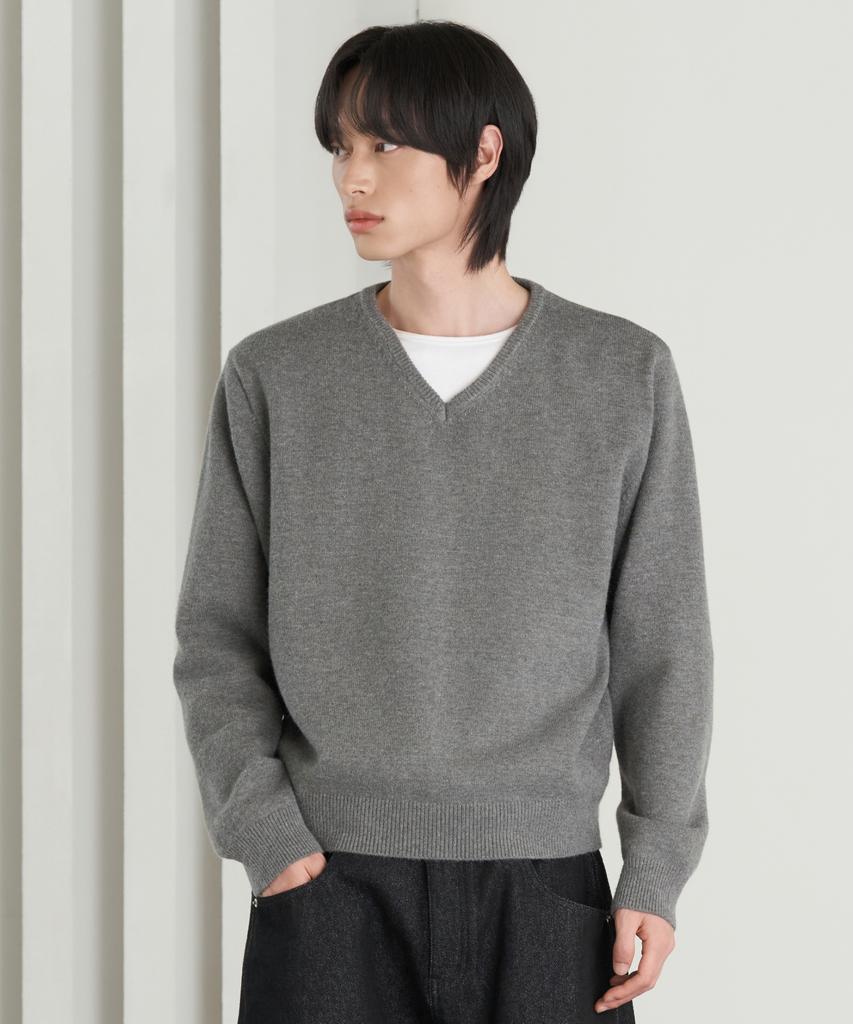 HYOJI 26 Fw Washable Soft Touch V-Neck Crop Knit (5 Colors)