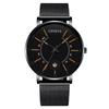 Fashion Business Watch Web Strap Men's Watch Stainless Steel watch Quartz watch New creative calendar watch