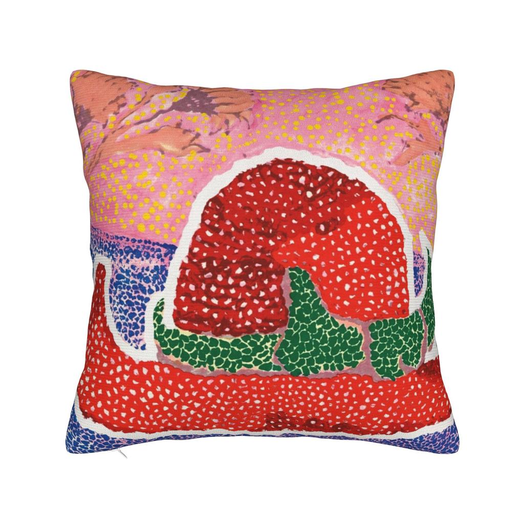 Yayoi Kusama - Batik Pillowcase Polyester Cushion Cover Decoration Throw Pillow Case Cover Home Square 45*45cm