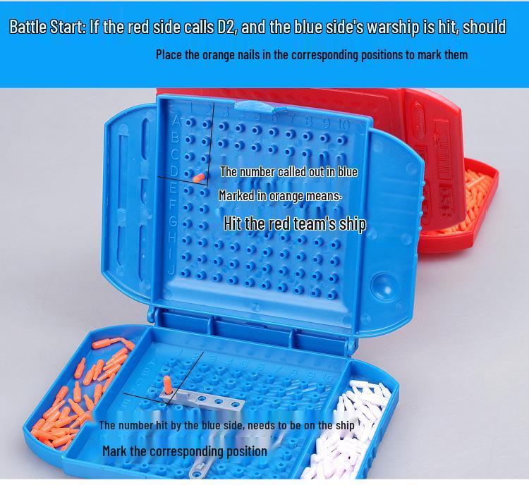 Naval Warfare Strategy Chess: Educational Two-Player Logic Game for Parent-Child Interaction