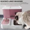 Pet Cat Food Automatic Dispenser Large Capacity Drinking Water Bowl Dry and Wet Separation Dog Food Container Cat Accessories