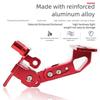 Adjustable Motorcycle License Plate Bracket Holder Integrated LED Light For Night Riding Heavy Duty Aluminum Alloy Frame