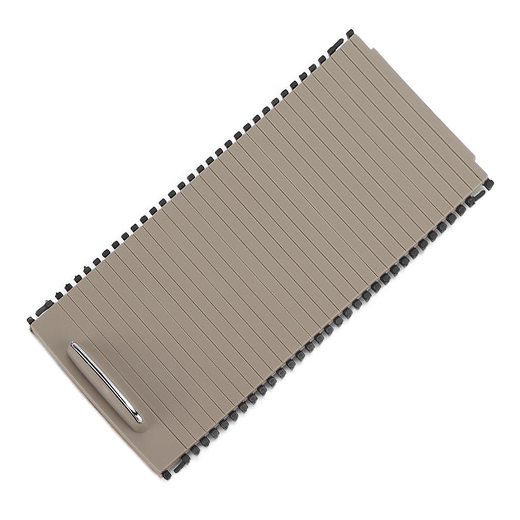 Mittelkonsolen-Schieberollen-Becherhalter-Blindabdeckung 468076079051 Ersatz für W204 W212(Schwarz )