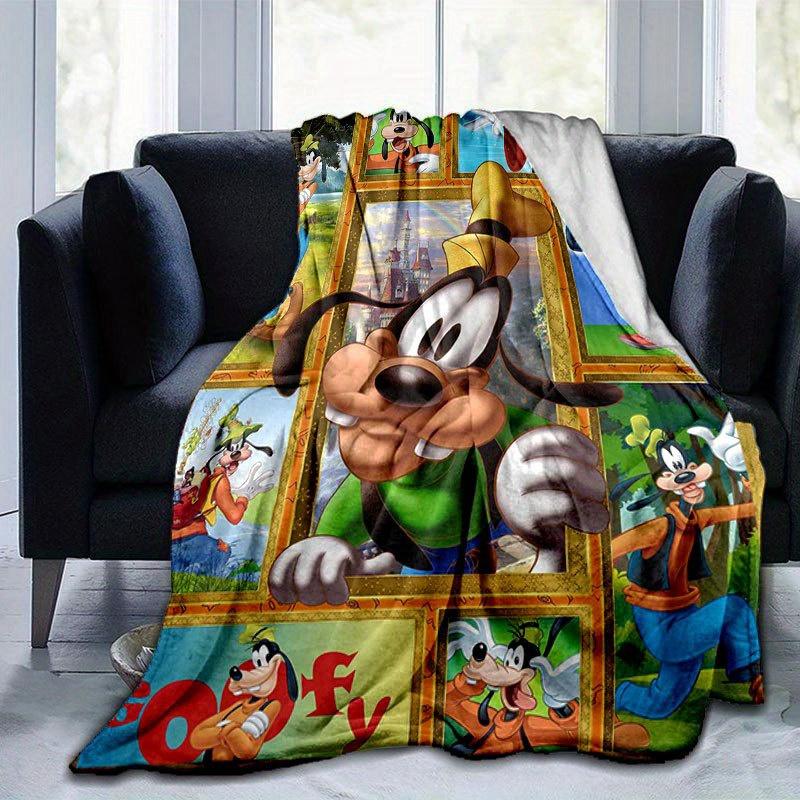 Goofy Blanket  Ultra-Soft, Warm, Cozy Throw for Living Room, Sofa, Four Seasons Travel Accessory  Cute Cartoon Character Home Decoration