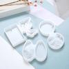 Island Mold Silicone Ornament Moulds Jewelry Pendant Making Crafts 51x46x10MM
