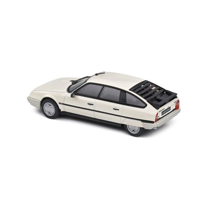 Voiture miniature de collection - solido - citroen cx gti turbo ii - échelle 1/43 - blanc - 1989