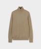 BROOKS BROTHERS Merino Wool Turtleneck Sweater (Camel) (Bbwumf43275Ew)
