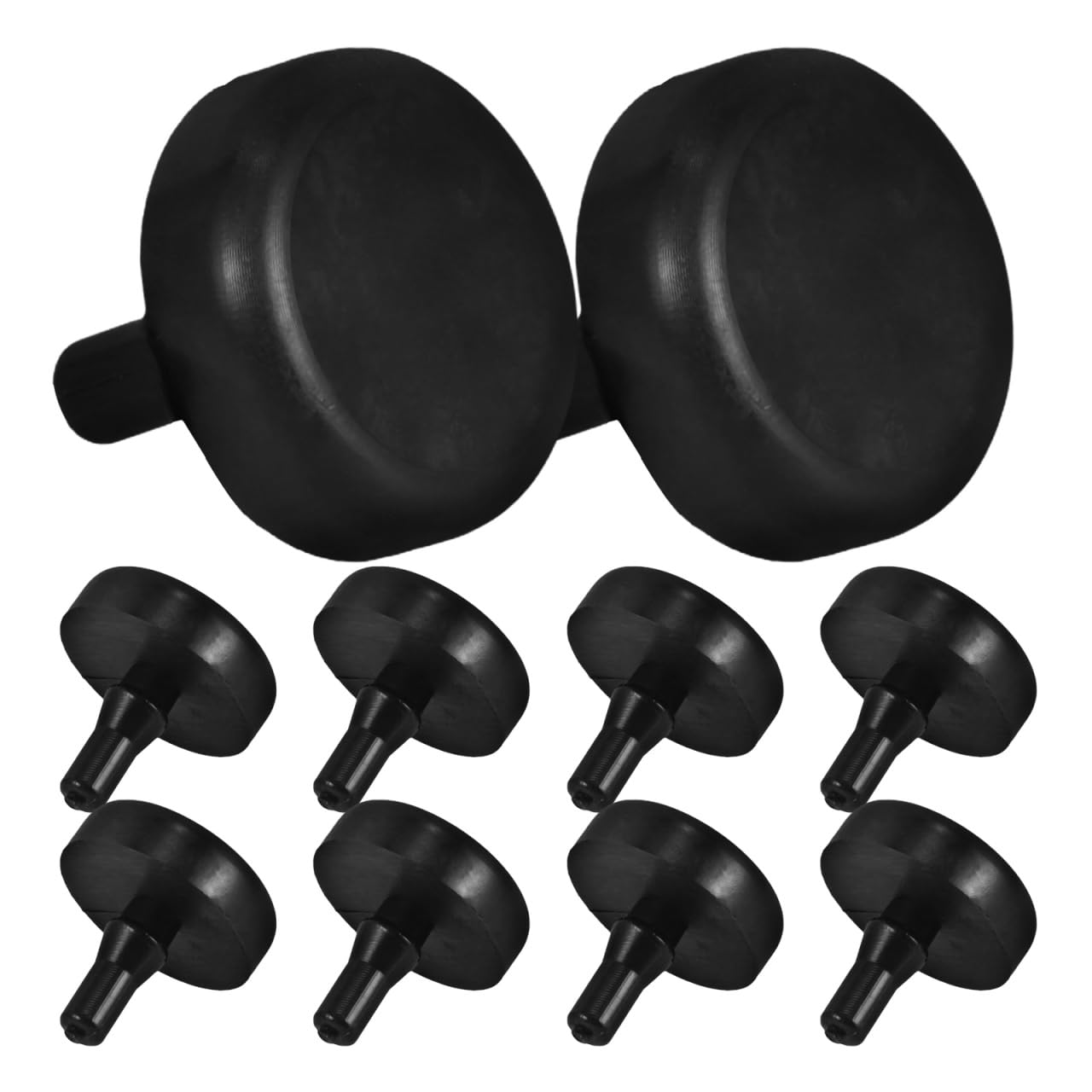 

BUGUUYO 10pcs Clutch Pedal Rubber Particle Clutch Pedal Pad Stopper Vehicle Clutch Pedal Stopper 2.00X1.70X1.70CM чёрный