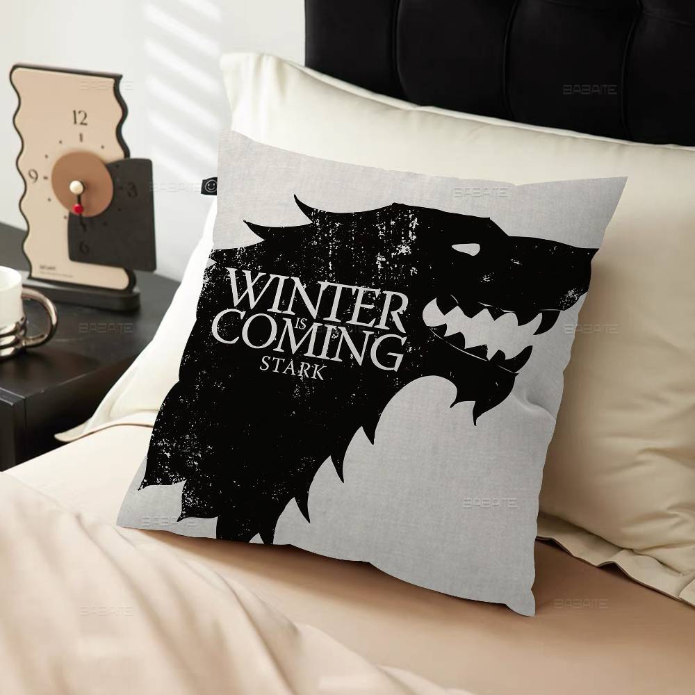 Film GGame Of TThrones Office Cushion Pillowcase Car Cushion CoverXCM Lumbar Pillowcase Sofa Pillowcover