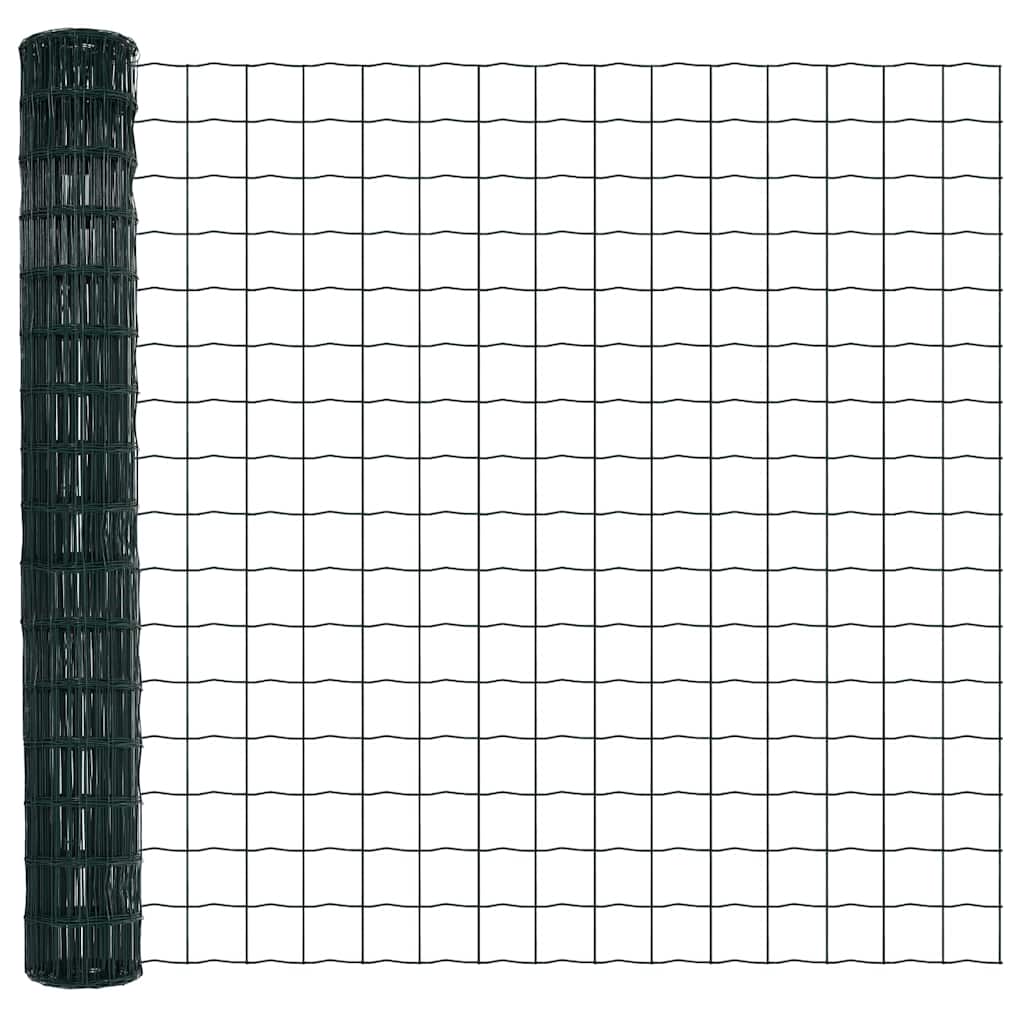 Euro Fence Green 1.6 X 10 M PVC Coated Iron