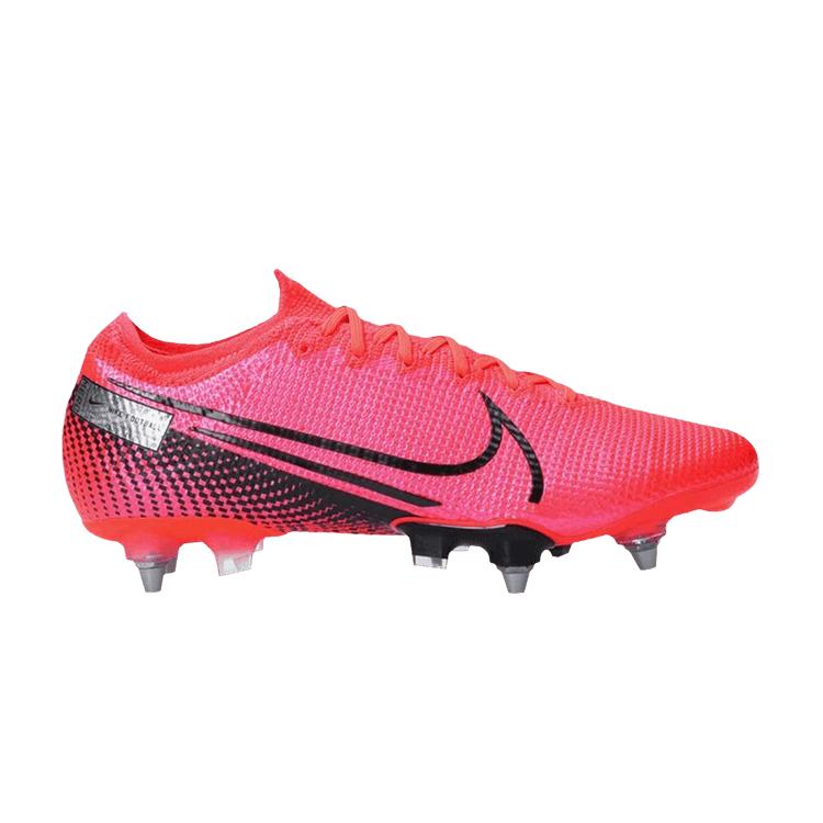 

Nike Vapor 13 Elite SG Pro Laser Crimson Men Sneakers Pink Black CJ6124-607 38.5