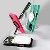 Fluorescent Candy Colour Car Magnetic Matte Phone Case for IPhone 16 15 14 Plus 13 12 Pro Max Wireless Charge Protector Cover