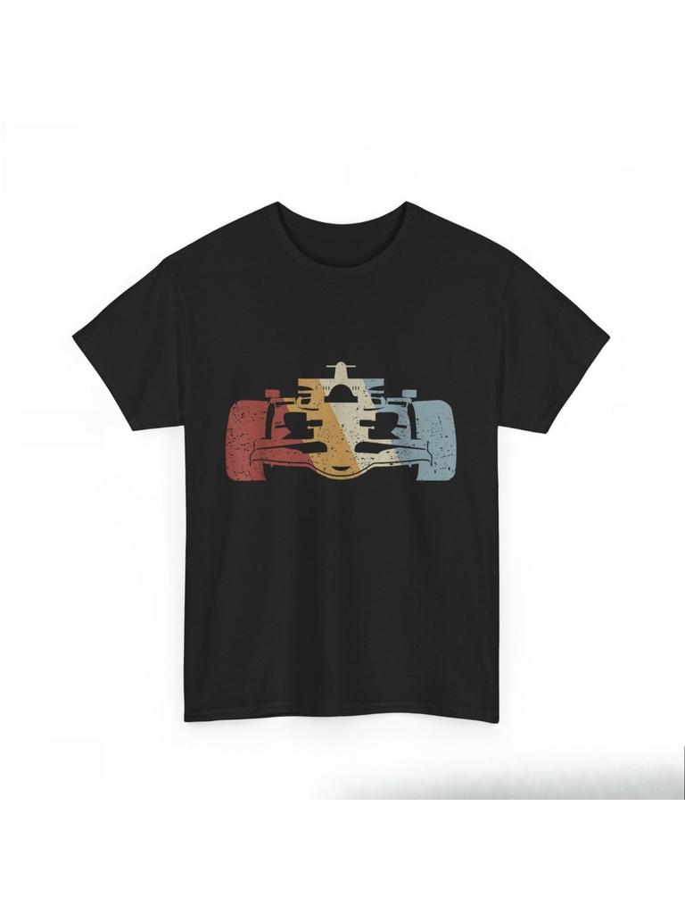Racing Car T-Shirt Racer Race Cars Lovers Vintage Shirt Stylish Retro Tshirts Female Fresh Chic Creative Tops Printed for Summer