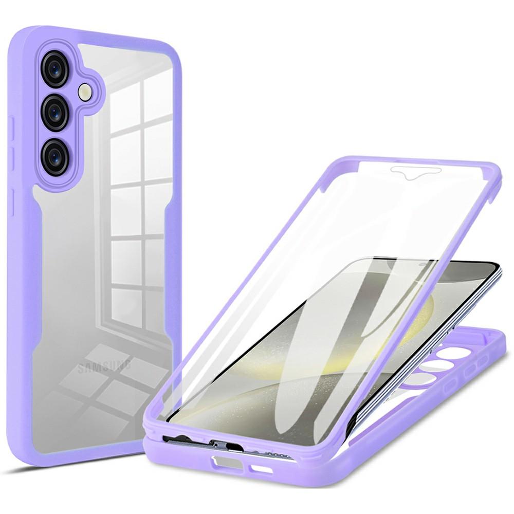 For Samsung Galaxy S25 FE Case Acrylic+TPU Clear Phone Cover with PET Screen Film