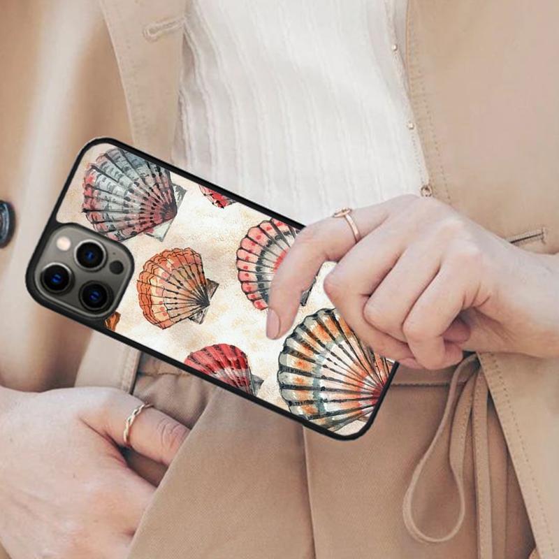 Sea Shell Seashells Magnetic Phone Case For APPLE iPhone 17 Air 16 14 13 12 Pro Max 15 Plus Wireless Charge With MagSafe Cover