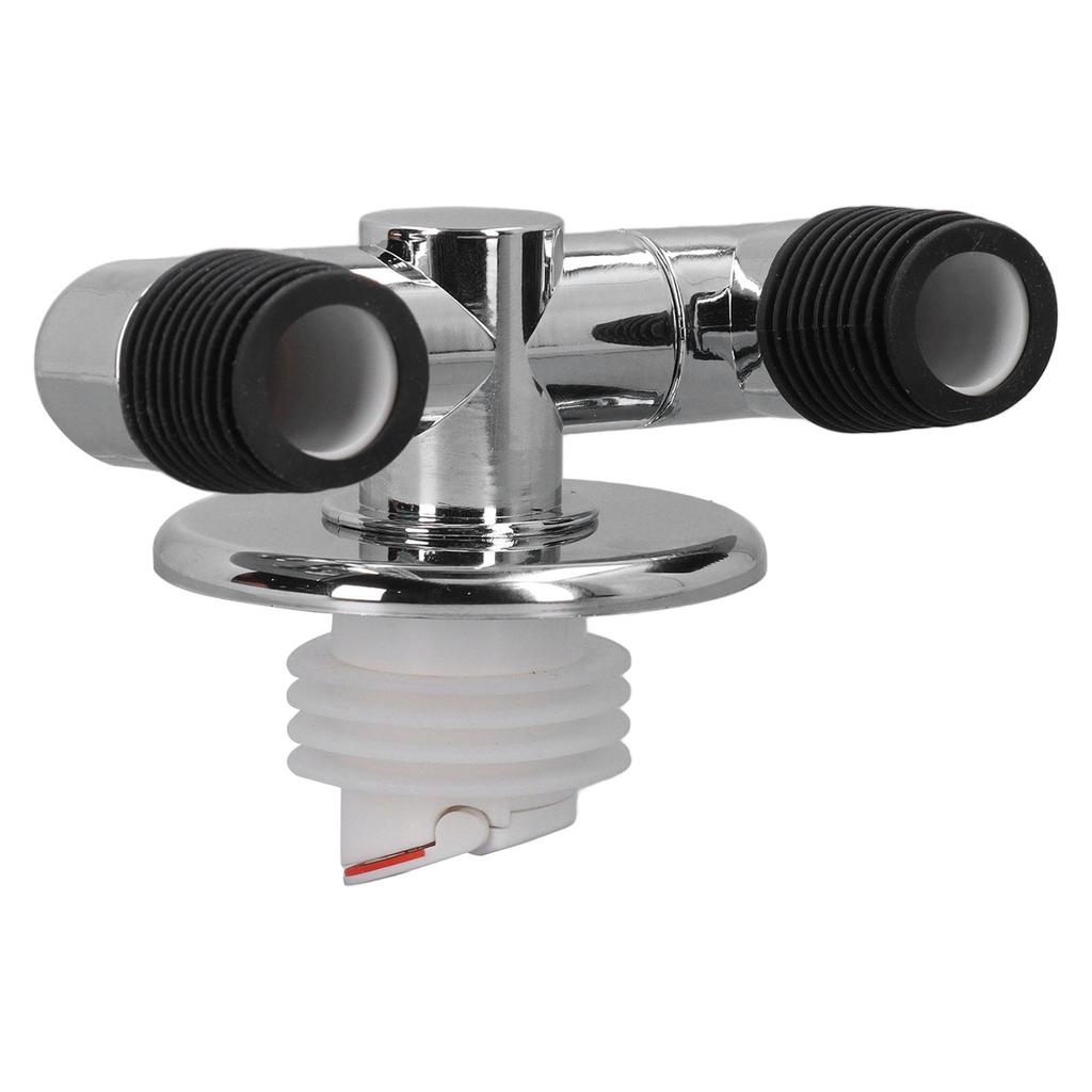 3 Way Hose Splitter Odor Prevention ABS High Toughness Improve Drainage Efficiency Washing Machine